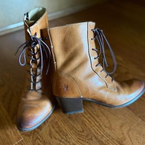 Frye Courtney Lace Up Boots